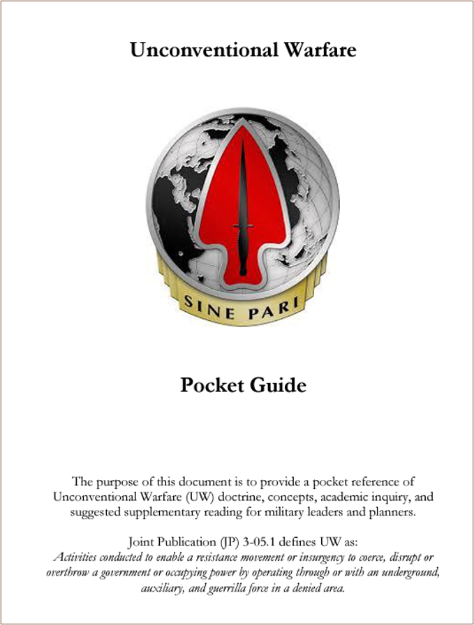 Protected: Unconventional Warfare Pocket Guide