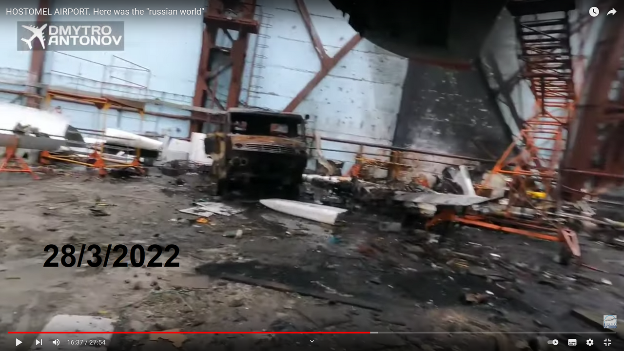 Russian destroyed KamAZ 6x6 12